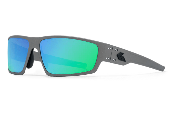 Molle Shop Australia GATORZ WARHAWK OPZ OPTIMIZED POLARIZED Warhawk Gunmetal W/Black logo Green Mirror OPz GATORZ WARHAWK OPZ OPTIMIZED POLARIZED
