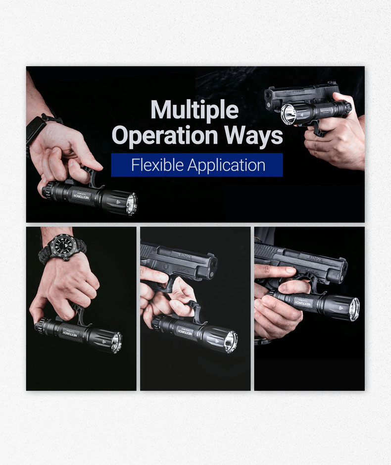 Molle Shop Australia FR-2 Tactical Flashlight Ring FR-2 Tactical Flashlight Ring
