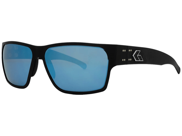 Molle Shop Australia GATORZ DELTA POLARIZED Matte Black/Smoked Polarized w/Blue Mirror GATORZ DELTA POLARIZED