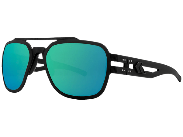 Molle Shop Australia Gatorz Stark Stark Matte Blackout Brown Polarized w/Green Mirror GATORZ STARK