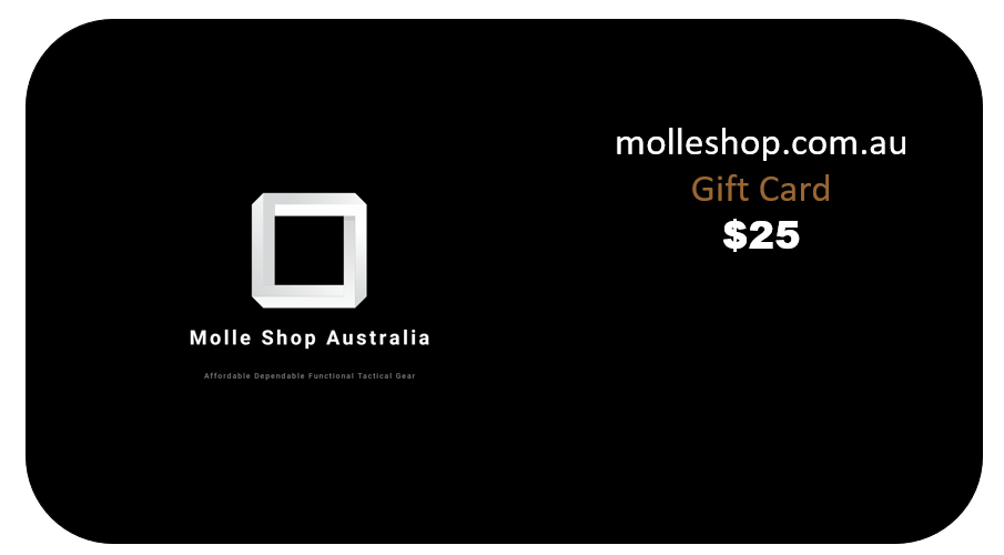Molle Shop Australia Gift Cards $25.00 AUD E-Gift Card