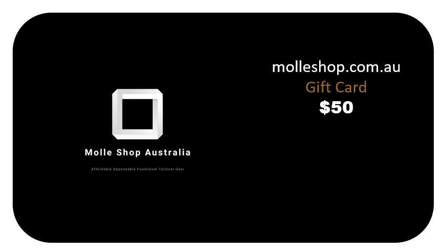 Molle Shop Australia Gift Cards $50.00 AUD E-Gift Card