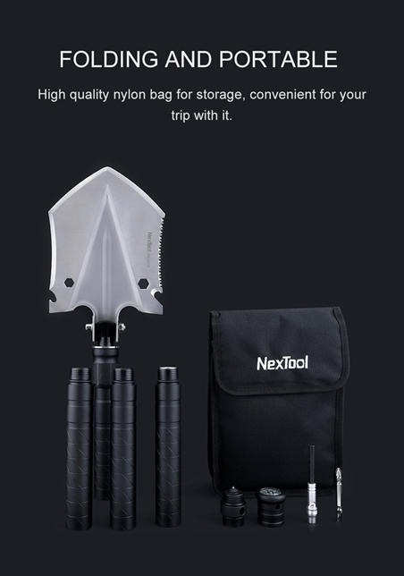 Molle Shop Australia Nextool FRIGATE 14-in-1 Folding Shovel KT5524 Nextool FRIGATE 14-in-1 Folding Shovel KT5524
