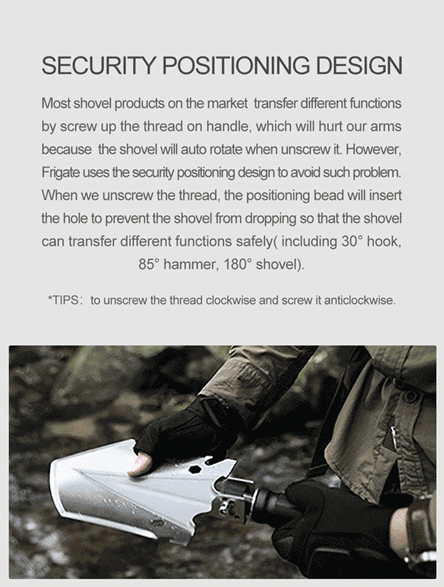 Molle Shop Australia Nextool FRIGATE 14-in-1 Folding Shovel KT5524 Nextool FRIGATE 14-in-1 Folding Shovel KT5524