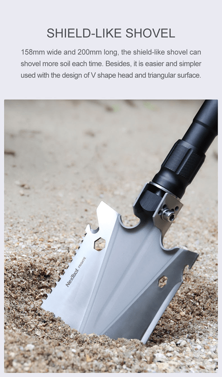 Molle Shop Australia Nextool FRIGATE 14-in-1 Folding Shovel KT5524 Nextool FRIGATE 14-in-1 Folding Shovel KT5524