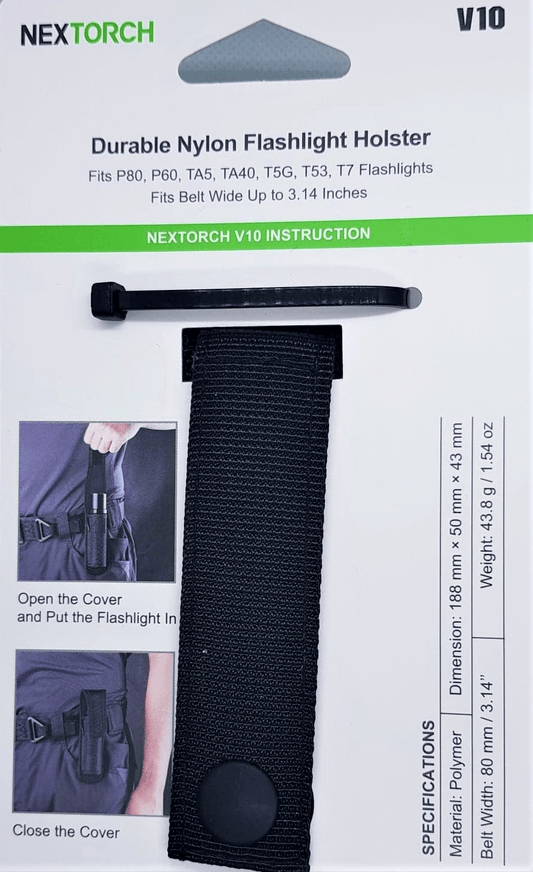 Molle Shop Australia Nextorch V10 Durable Nylon Holster Nextorch V10 Durable Nylon Holster
