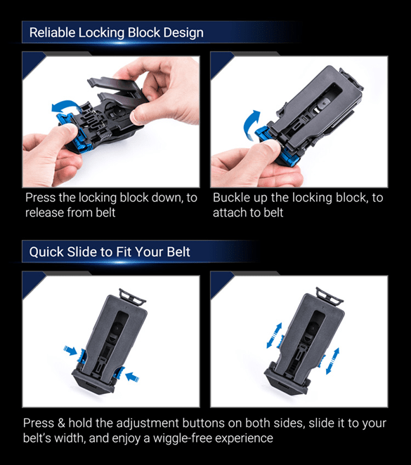 Molle Shop Australia Nextorch V61 Compatible Flashlight Holder Nextorch V61 Compatible Flashlight Holder