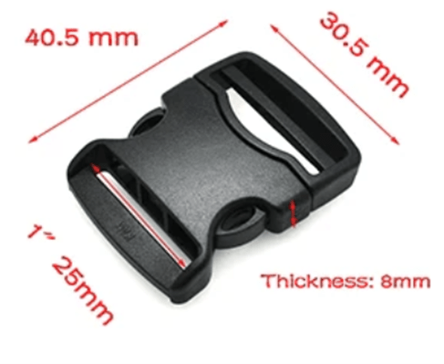 Molle Shop Australia Webbing Detach Buckle Kit MSA0343 Webbing Detach Buckle Kit MSA0343