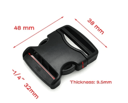 Molle Shop Australia Webbing Detach Buckle Kit MSA0343 Webbing Detach Buckle Kit MSA0343