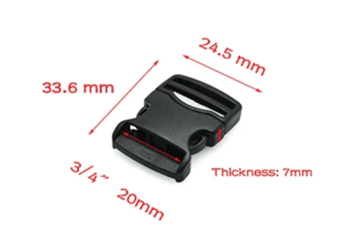 Molle Shop Australia Webbing Detach Buckle with buckle MSA0343 Webbing Detach Buckle with buckle MSA0343