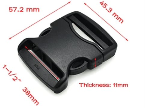 Molle Shop Australia Webbing Detach Buckle with buckle MSA0343 Webbing Detach Buckle with buckle MSA0343