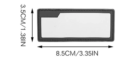 Molle Shop Australia Writeable Label Patch 8.5 x 3.5cm Writeable Label Patch 8.5 x 3.5cm