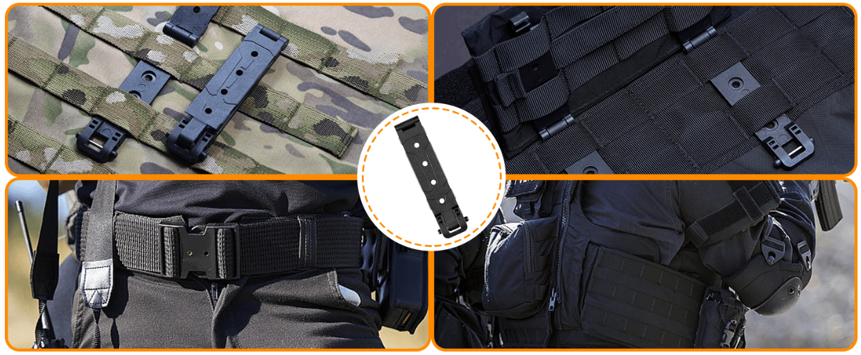 Molle Shop Australia  Clip Adapter with Mounting Hardware MSA0261 Clip Adapter with Mounting Hardware 2-Pack MSA0261
