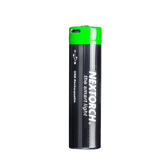 Molle Shop Australia NEXTORCH 18650 battery with USB-C – 3400mAh NEXTORCH 18650 battery with USB-C – 3400mAh