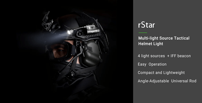Molle Shop Australia Nextorch rStar Multi-light Source Tactical Helmet Light Nextorch rStar Multi-light Source Tactical Helmet Light