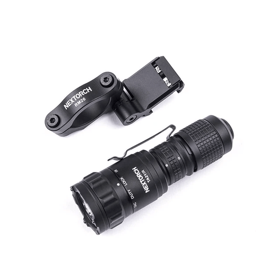 NEXTORCH Tactical Flashlight Bundle Picatinny NEXTORCH RM26 & RM26M Tactical Flashlight Rail Mount Bundle with TA20
