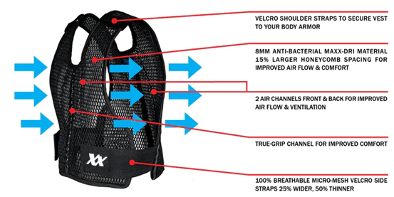 Molle Shop Australia 221B Tactical Maxx-Dri Vest 4.0 - Armor Ventilation 221B Tactical Maxx-Dri Vest 4.0 - Armor Ventilation