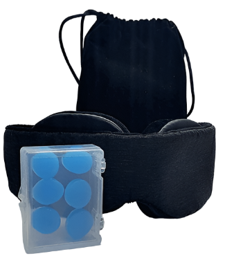 Molle Shop Australia Deluxe Zulu Sleep Mask and Ear Plugs Pack MSA0020 Deluxe Zulu Sleep Mask and Ear Plugs Pack MSA0020