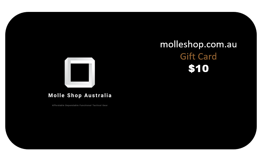Molle Shop Australia  Gift Cards $10.00 AUD E-Gift Card