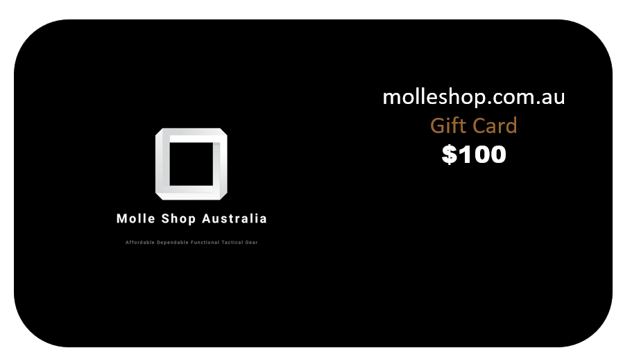 Molle Shop Australia  Gift Cards $100.00 AUD E-Gift Card