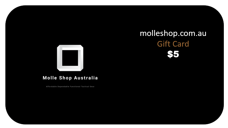 Molle Shop Australia  Gift Cards $5.00 AUD E-Gift Card