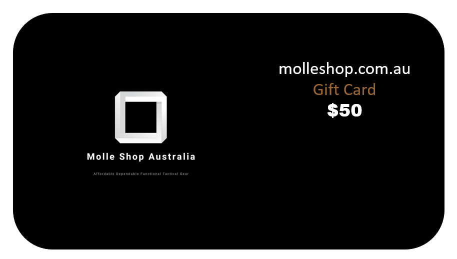 Molle Shop Australia  Gift Cards $50.00 AUD E-Gift Card