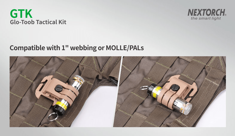Molle Shop Australia Glo-Toob GTK Tactical Multiple Mounting Kit Glo-Toob GTK Tactical Multiple Mounting Kit