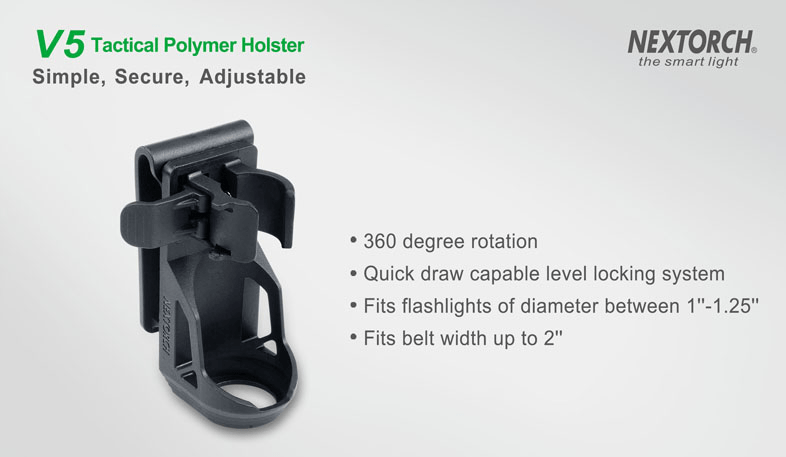 Molle Shop Australia Nextorch V5 Torch Holster Nextorch V5 Torch Holster