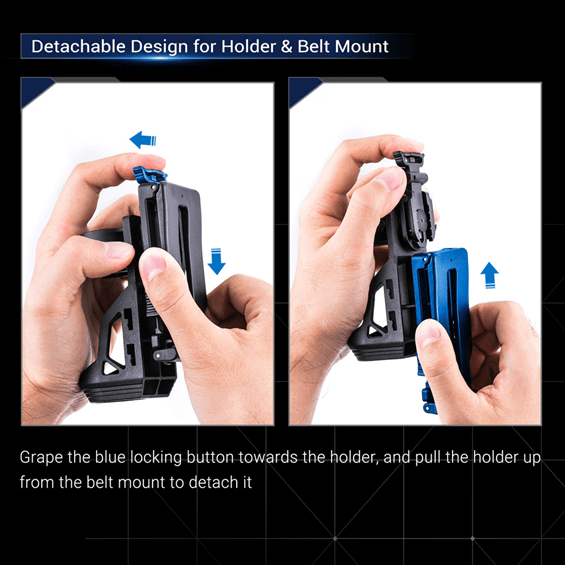 Molle Shop Australia Nextorch V51 Quick-Draw Flashlight Holder Nextorch V51 Quick-Draw Flashlight Holder