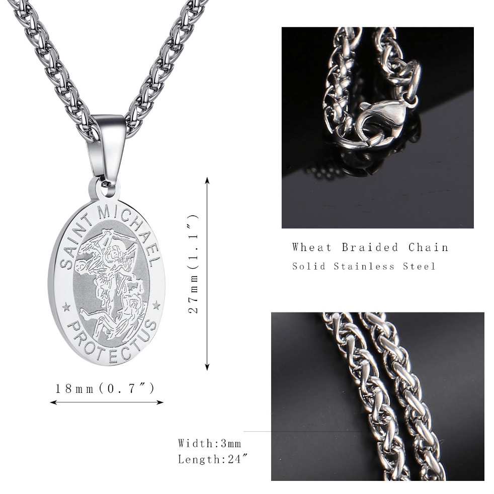 Platinum st best sale michael pendant