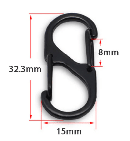Molle Shop Australia S Type Carabiner MSA0230 32.3 mm S Type Carabiner MSA0230