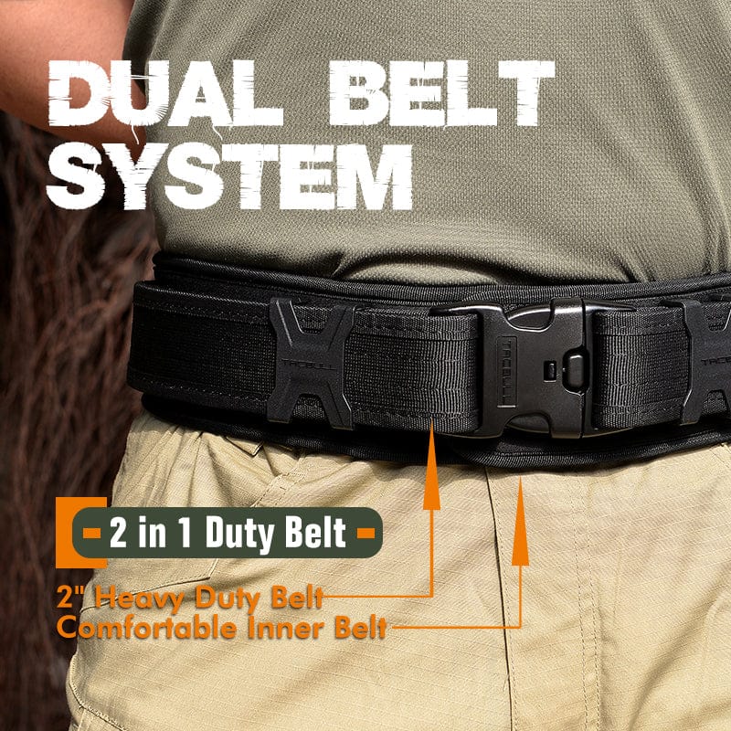 Molle Shop Australia Tacbull Nylon Duty-Belt Padded with Inner Belt Tacbull Nylon Duty-Belt Padded with Inner Belt